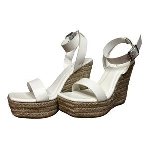 White Wedges - Size 6